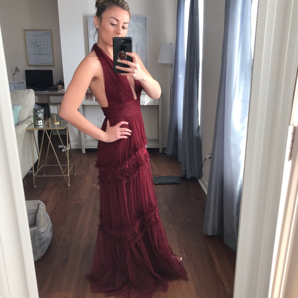Burgundy Vici Dolls maxi
